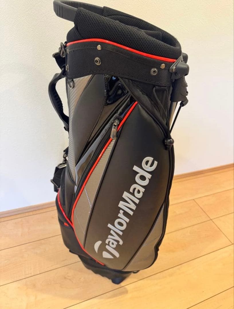 TaylorMade ✴︎スタンドキャディバッグ ブラック/グレー/レッド