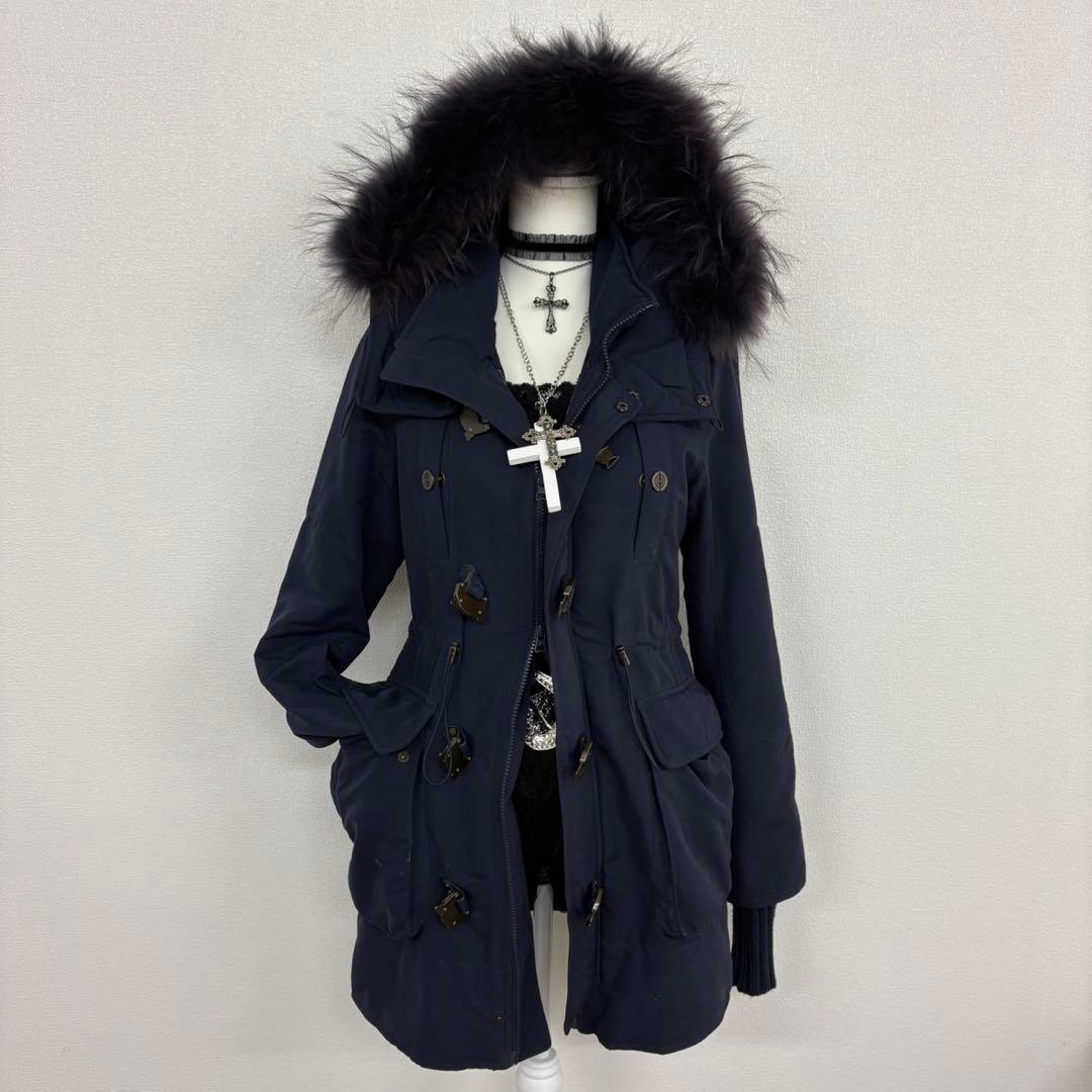 y2k 00s ダークコア 平成ギャル SLY ビックフード ミリタリー ファー