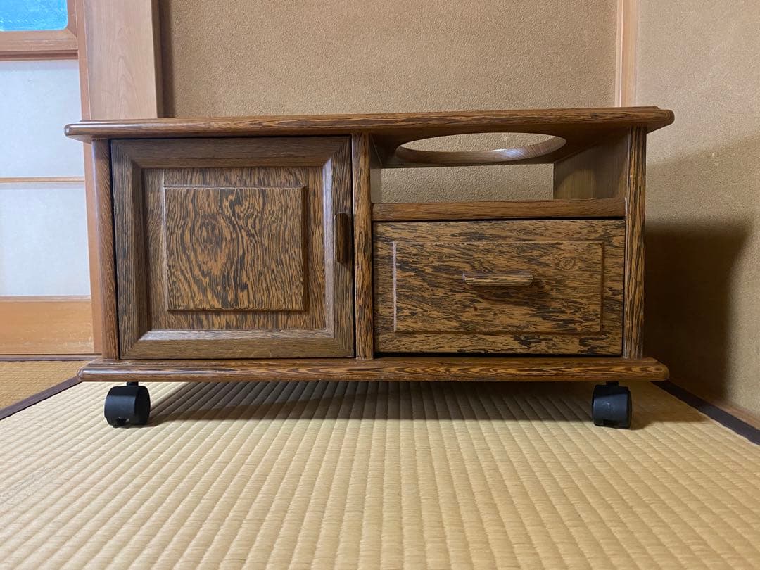 【値下げ】ポットワゴン レトロ 鉄刀木 タガヤ 444893_1.jpg?size=n