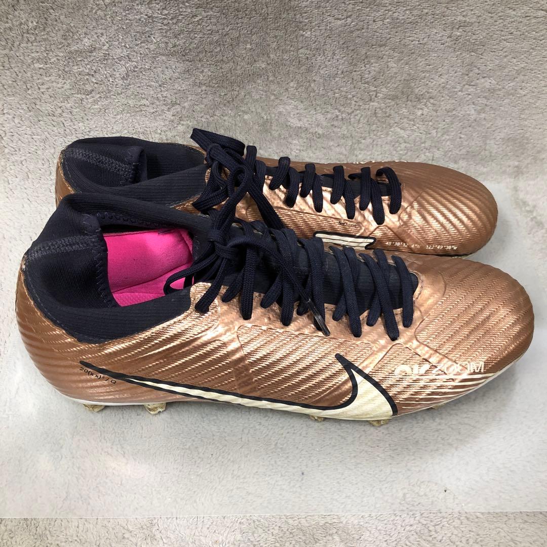 Nike Mercurial スパイクシューズ ゴールド/ブラック　24.5cm