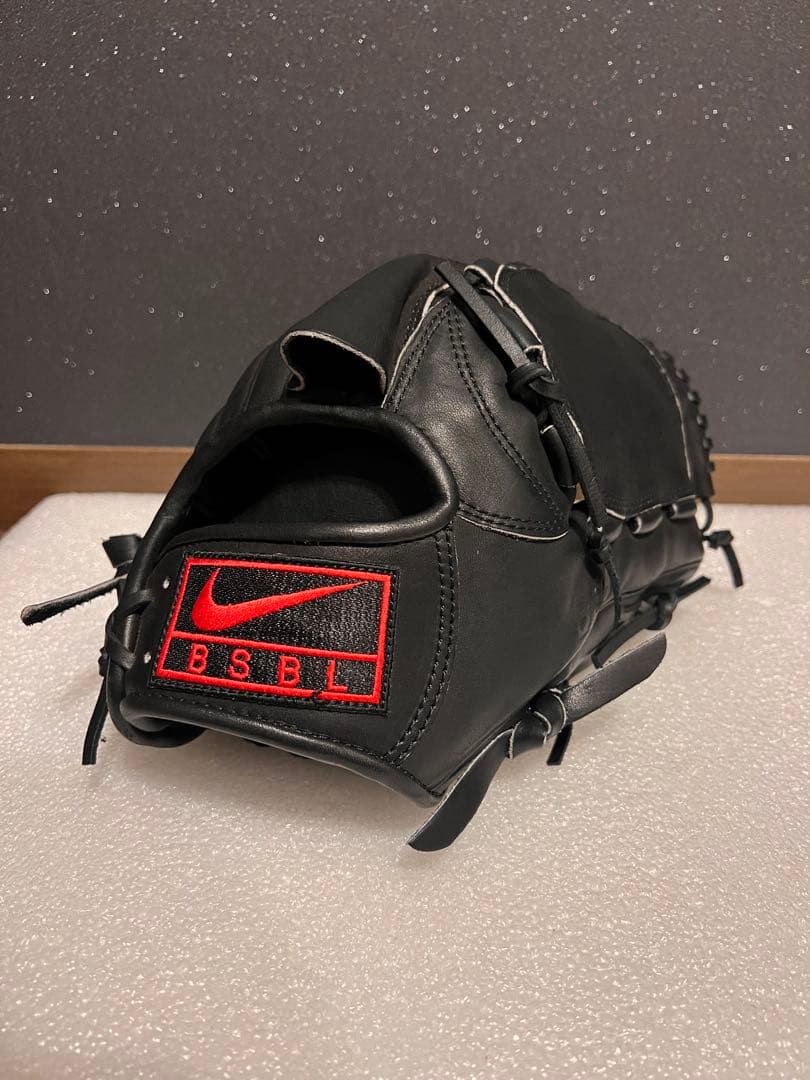 ★屋外未使用★革質◎★ NIKE ナイキ 一般軟式 投手 ピッチャー NIKE（ナイキ） 【全紐交換済みグローブ】 少年軟式グローブ / 投手用
