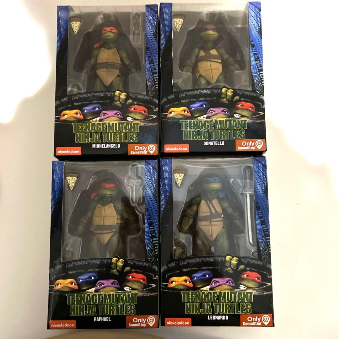 タートルズ フィギュア４体セット レビュー】JOYTOY TMNT Figure タートルズ 4体セット 1/18 可動