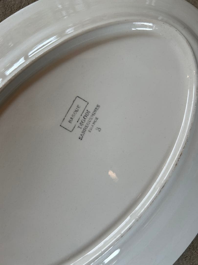 フランスアンティーク プルート バスク柄