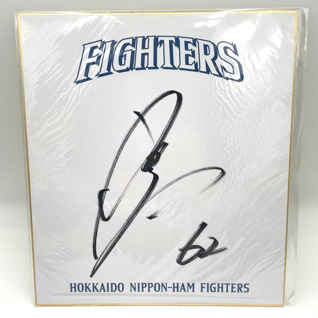 北海道日本ハムファイターズ サイン入り色紙 6枚セット