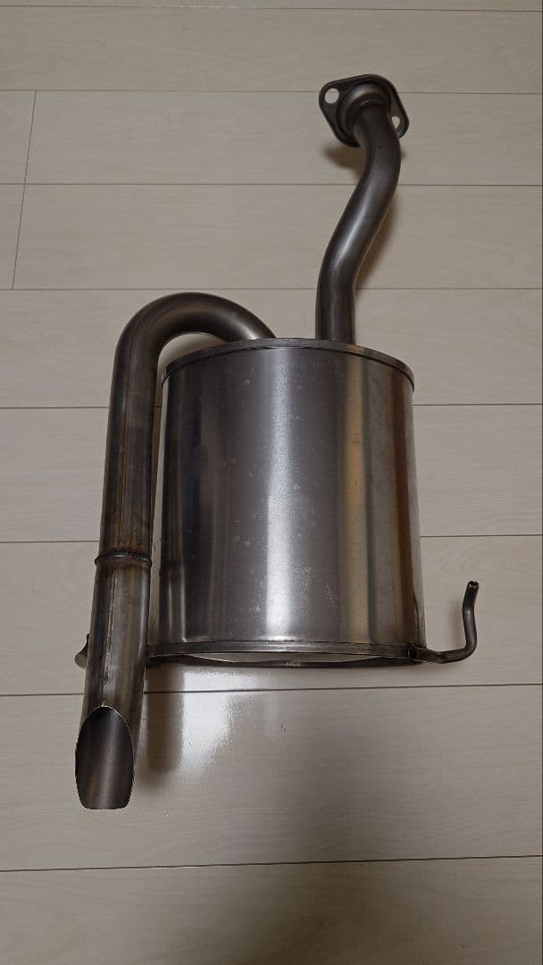 ステンレス製円筒形マフラー本体 ライブディオZX ライブディオSR AF34 AF35 ステンレス マフラー