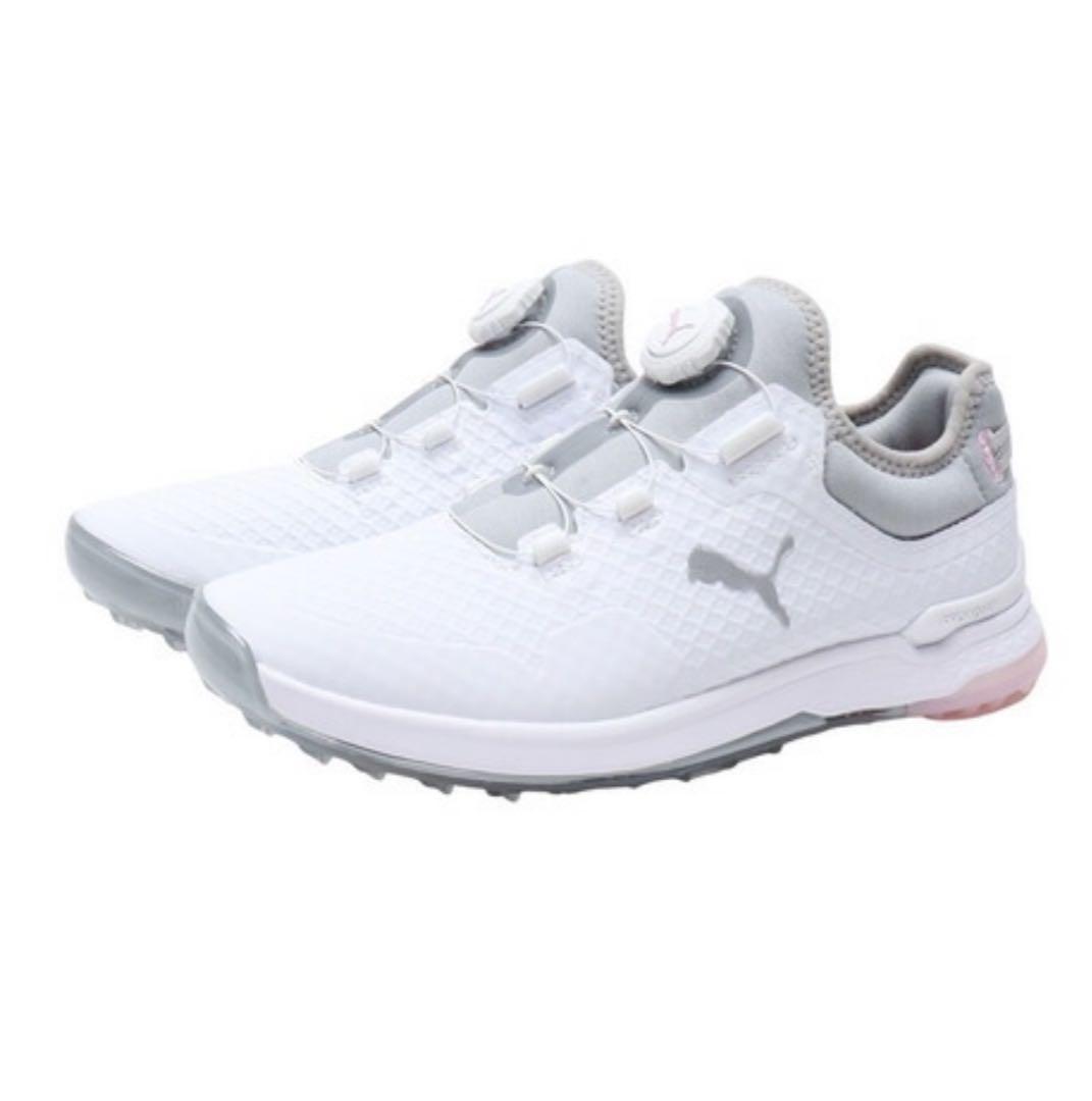 Puma ゴルフシューズ ホワイト/グレー dショッピング |プーマ ゴルフシューズ メンズ スパイクレス