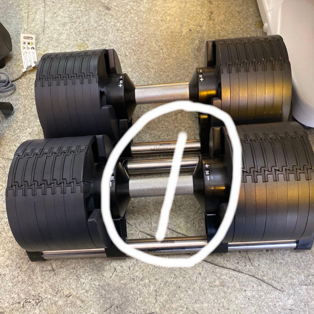 使用少 フレックスベル(FLEXBELL) 36kg 2kg刻み①NUOBELL フレックスベル 36kg 2kg刻み オールブラック 1個 FLEXBELL NUOBELL