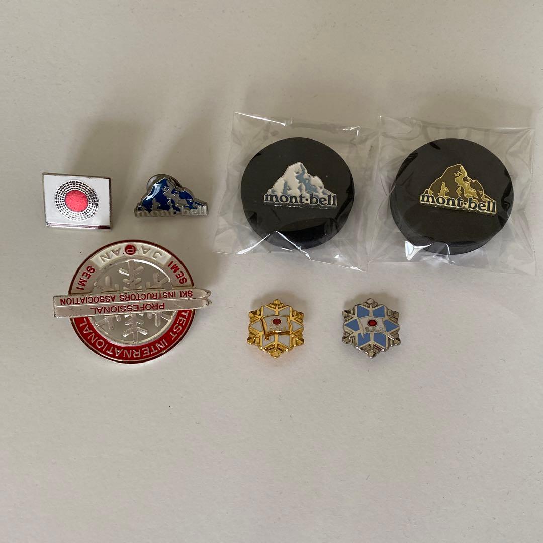 全日本スキー連盟SAJ 1級 2級 SIAセミシルバーバッジ モンベルおまけ