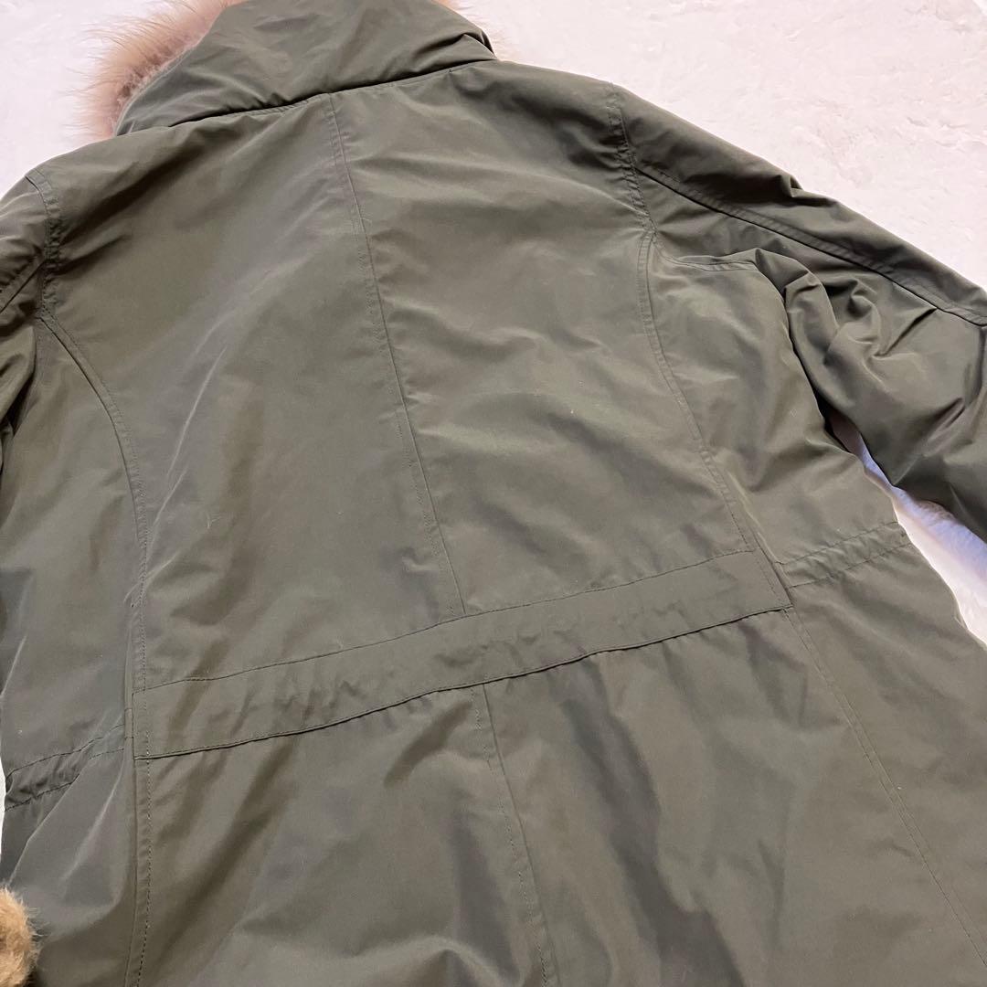 Johnbull アビエイターコート LL カーキ ラクーンファー付 美品 JOHN