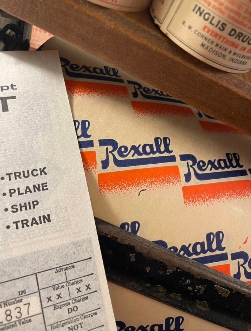 海外 ファーマシー ラッピングペーパー 包み紙 約1m50 専用 F102692914