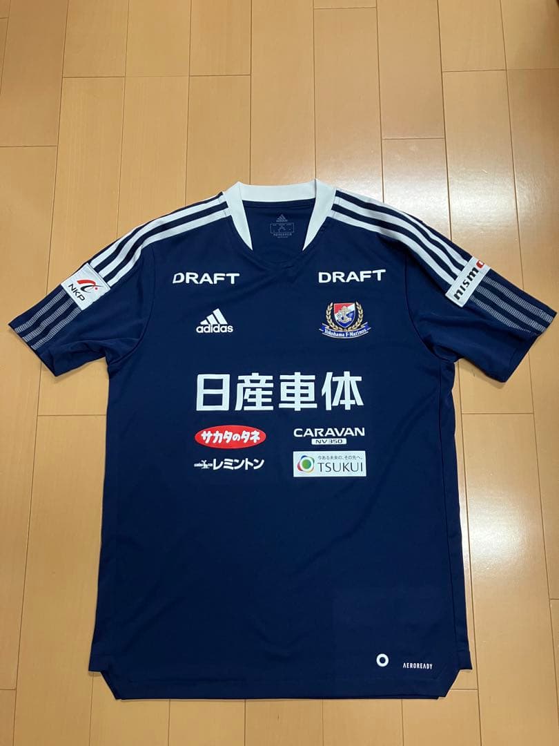 横浜Fマリノス　実使用　支給　半袖　トレーニングウェア　ユニフォーム　サッカー 横浜Fマリノス 実使用 支給 サッカー トレーニングウェア 半袖