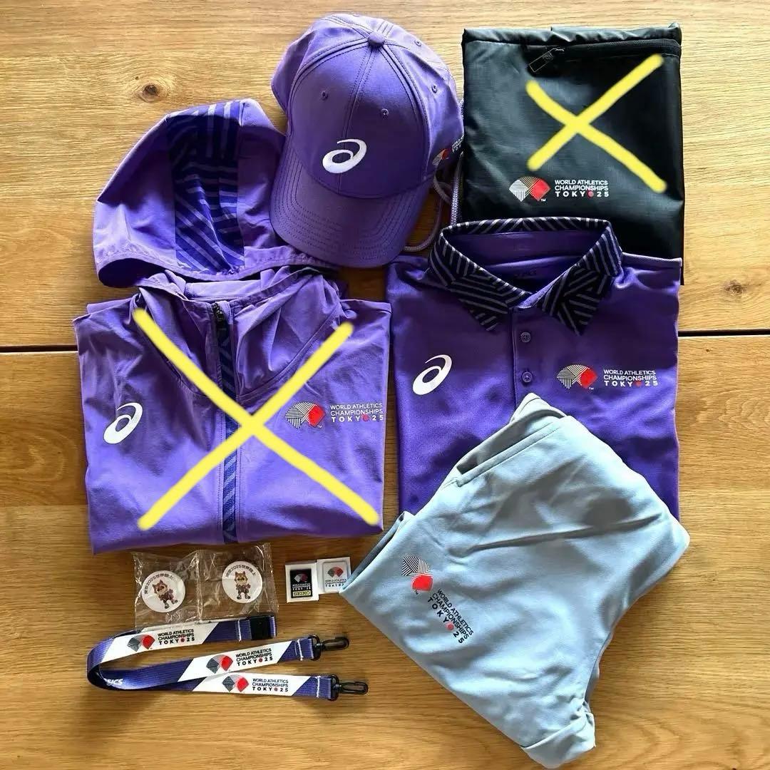 世界陸上2025 ASICSコラボスポーツウェアSセット グッズ ◤東京2025世界陸上｜シングレット◢ この夏来る世界陸上にて、長距離