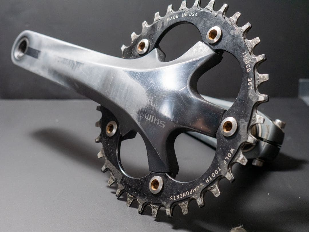 SHIMANO FC-MX30 クランク36T ウルフトゥースチェンリング WOLFTOOTH ( ウルフトゥース ) チェーンリング 110 BCD 4 Bolt