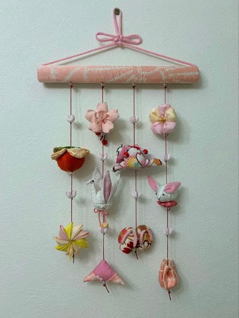 可愛いつるし雛壁掛けタイプNo.181 桃の節句・ひな祭り・さげもん吊るし飾り 可愛いつるし雛壁掛けタイプNo.181 桃の節句・ひな祭り・さげもん