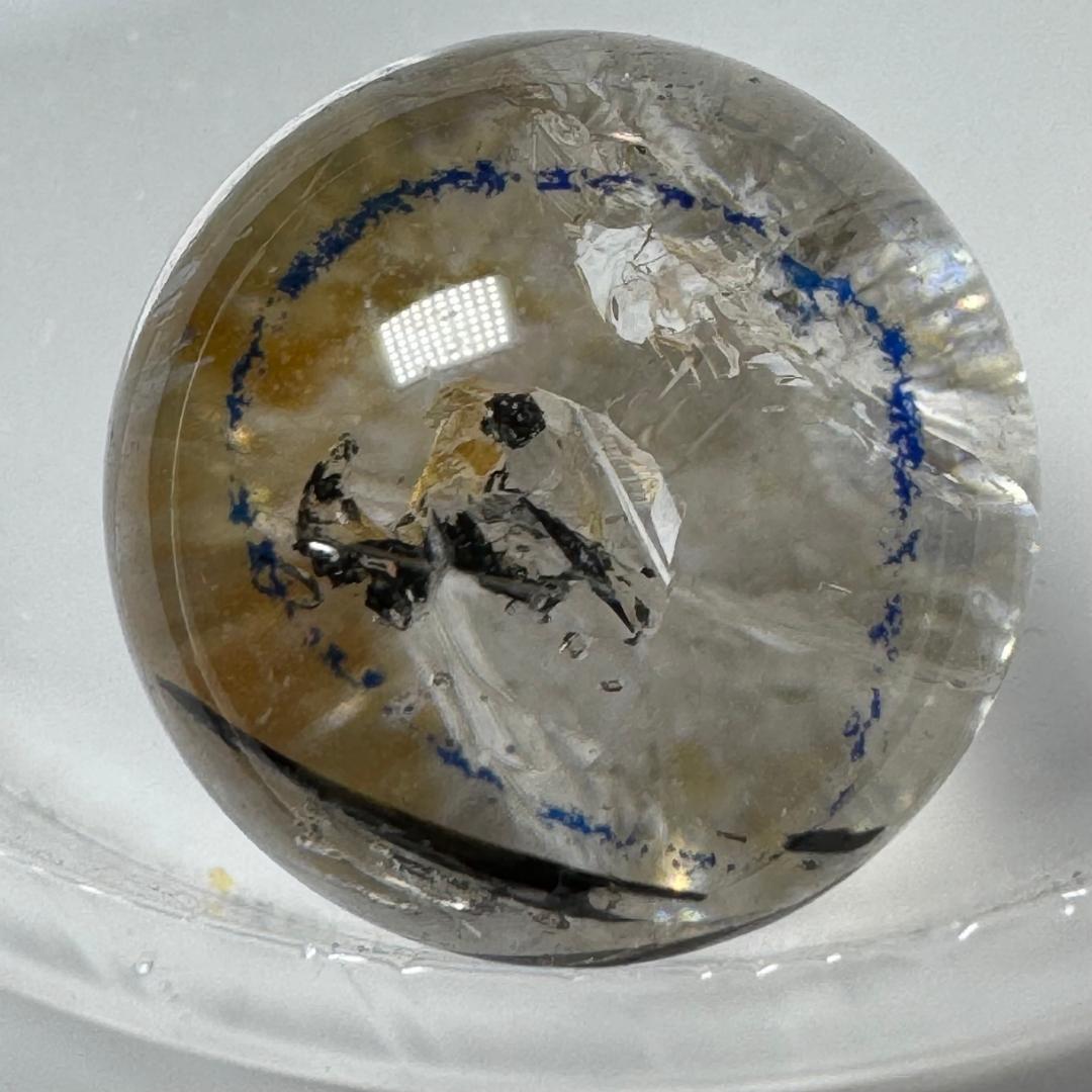 超希少！天然の奇跡◇水入り水晶◇丸玉　約16㎜ 超透明】天然レインボー水晶丸玉（約136mm）虹入り水晶｜アップストーン