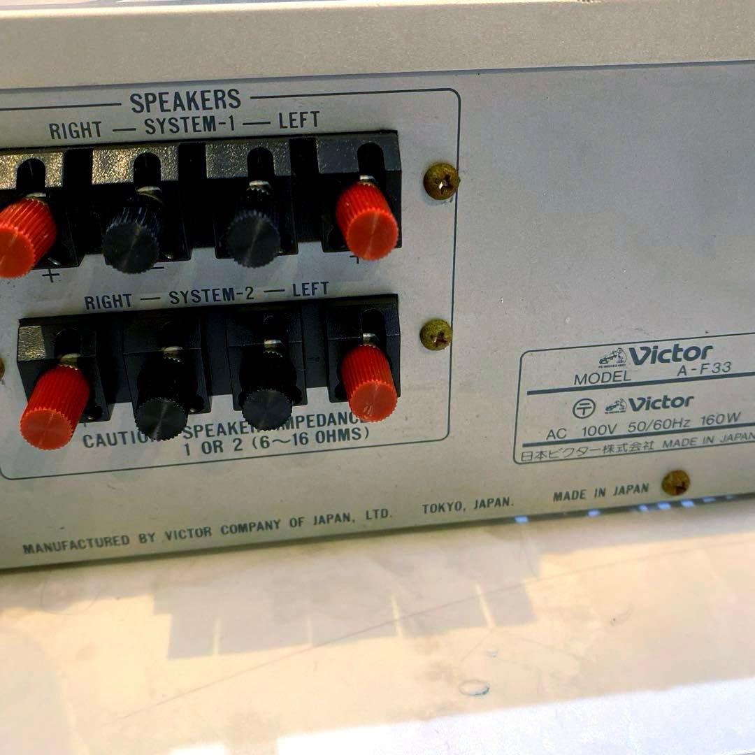Victor プリメインアンプ A-F33 SEA搭載モデル ビクター - メルカリ