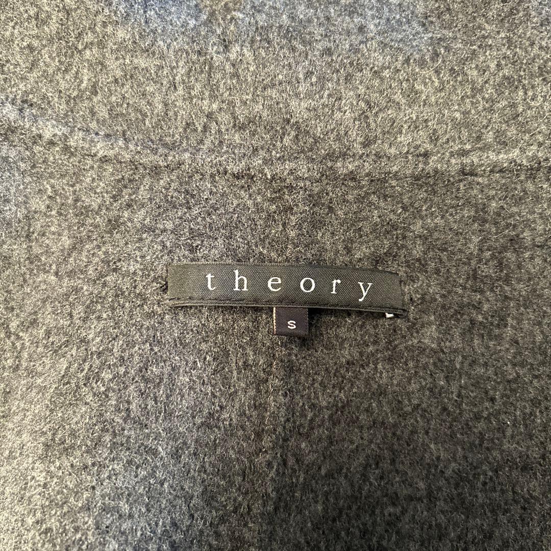 theory グレー ウール ケープコート Sサイズ