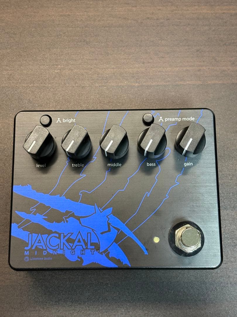 JACKAL MIDNIGHT ベースエフェクター Limetone Audio】ベース向けディストーションペダルJACKAL MIDNIGHTに