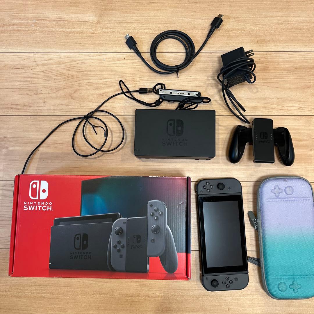 Nintendo Switch 本体 グレー 付属品完備 動作確認済み Nintendo Switch 本体【Joy-Con(L)/(R) グレー】 | 任天堂 | HAD-S