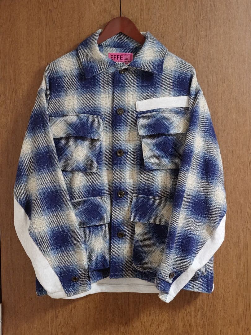 ジャケット・アウター EFFECTEN / Switching Check Field Jacket 2024 AW] EFFECTEN / Switching Check Field Jacket – utility-harajuku-jp