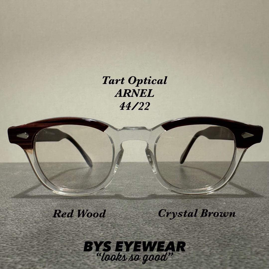 50s TART OPTICAL ARNEL RED WOOD 44□22 TART OPTICAL ARNEL 42-24