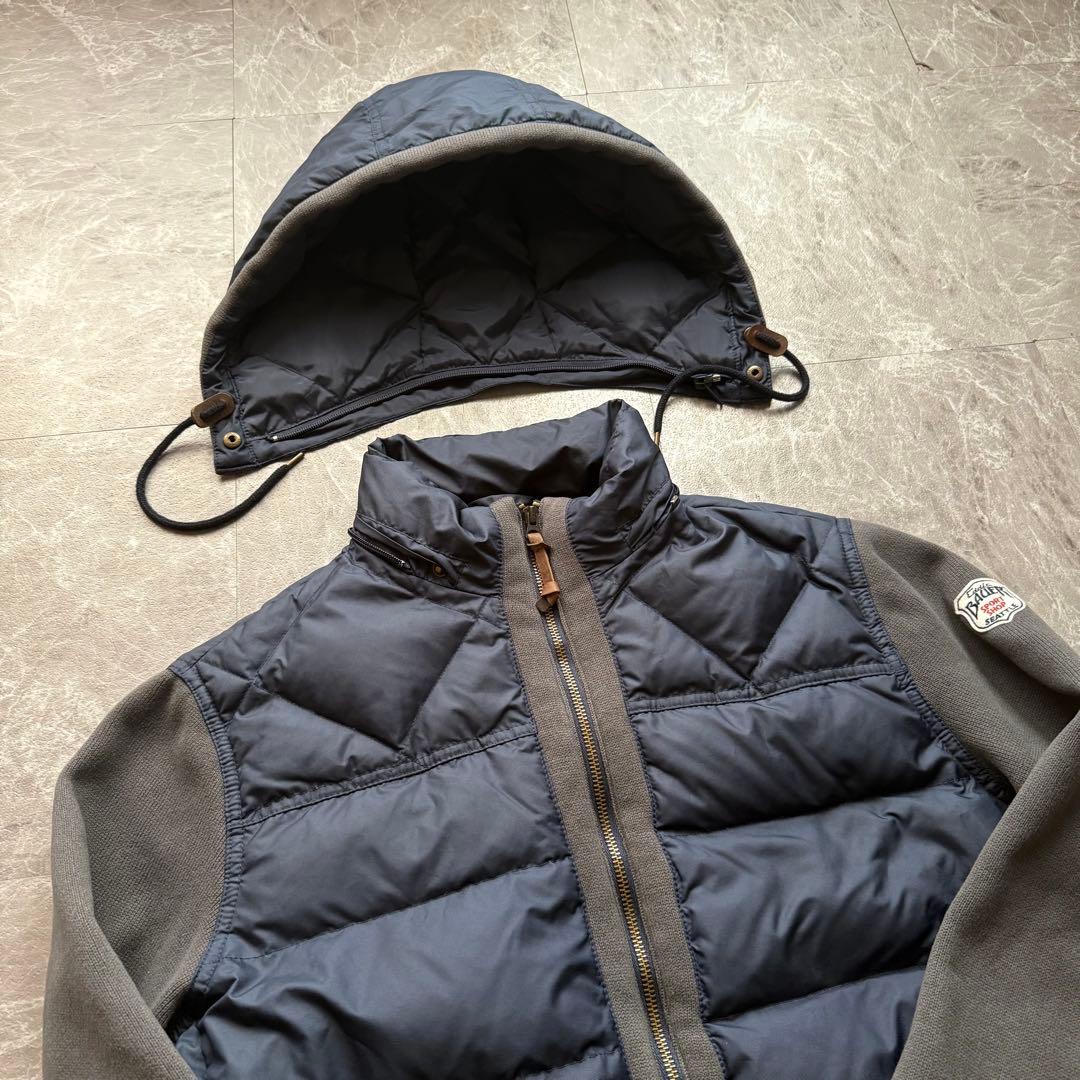 Eddie Bauer ハイブリッドダウンジャケット 550フィル 異素材 - メルカリ
