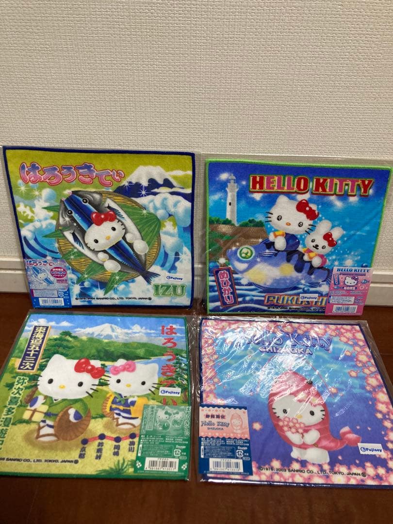 d*2様 Sanrio ハローキティ ご当地 プチタオル 18枚 割引