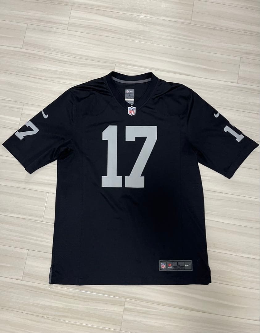 NFLラスベガス・レイダース #17 Adams ジャージ（メンズL） US NFL公式 JHデザイン Raiders ラスベガス レイダース 限定
