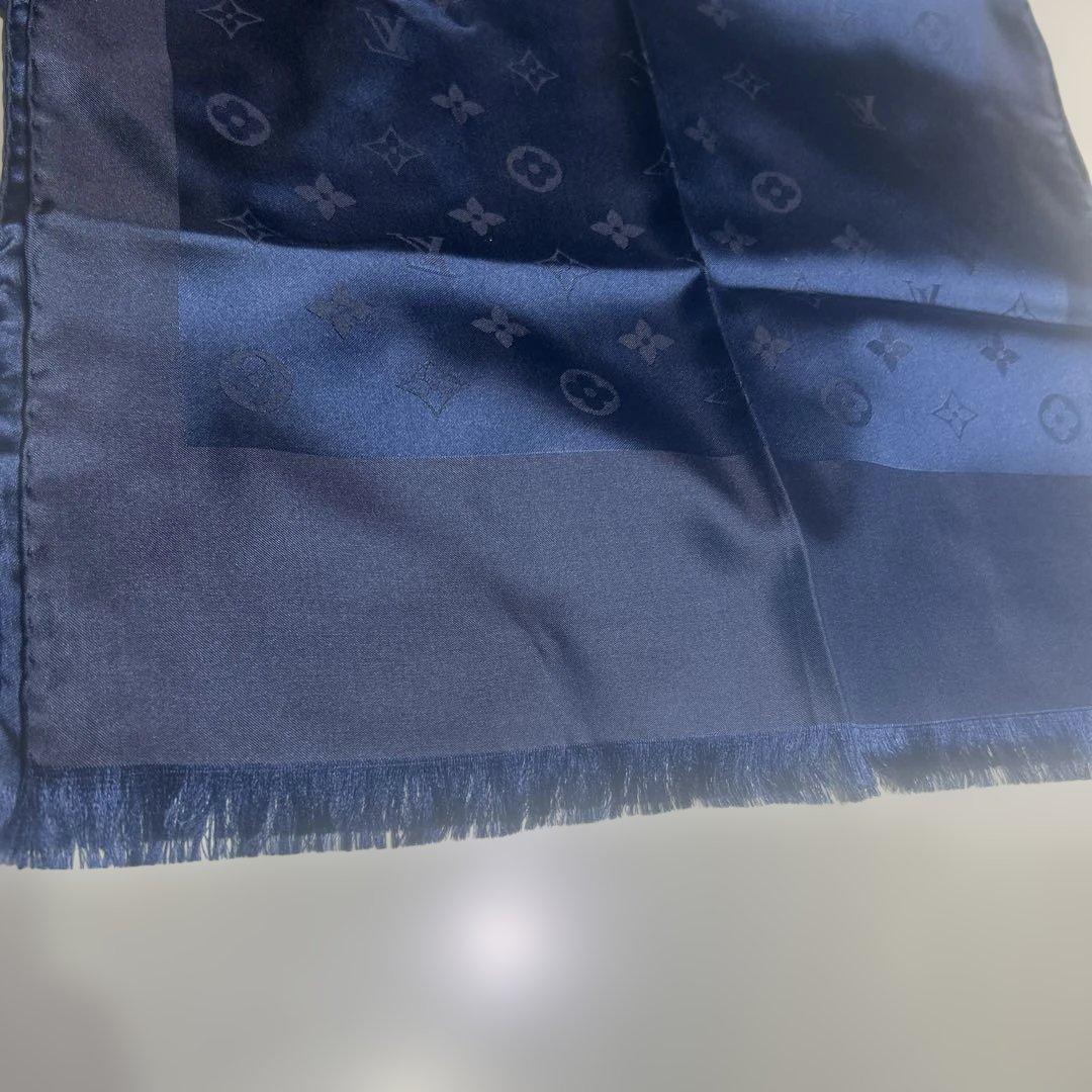 チ*゜様 LOUIS VUITTON ネイビー ストール