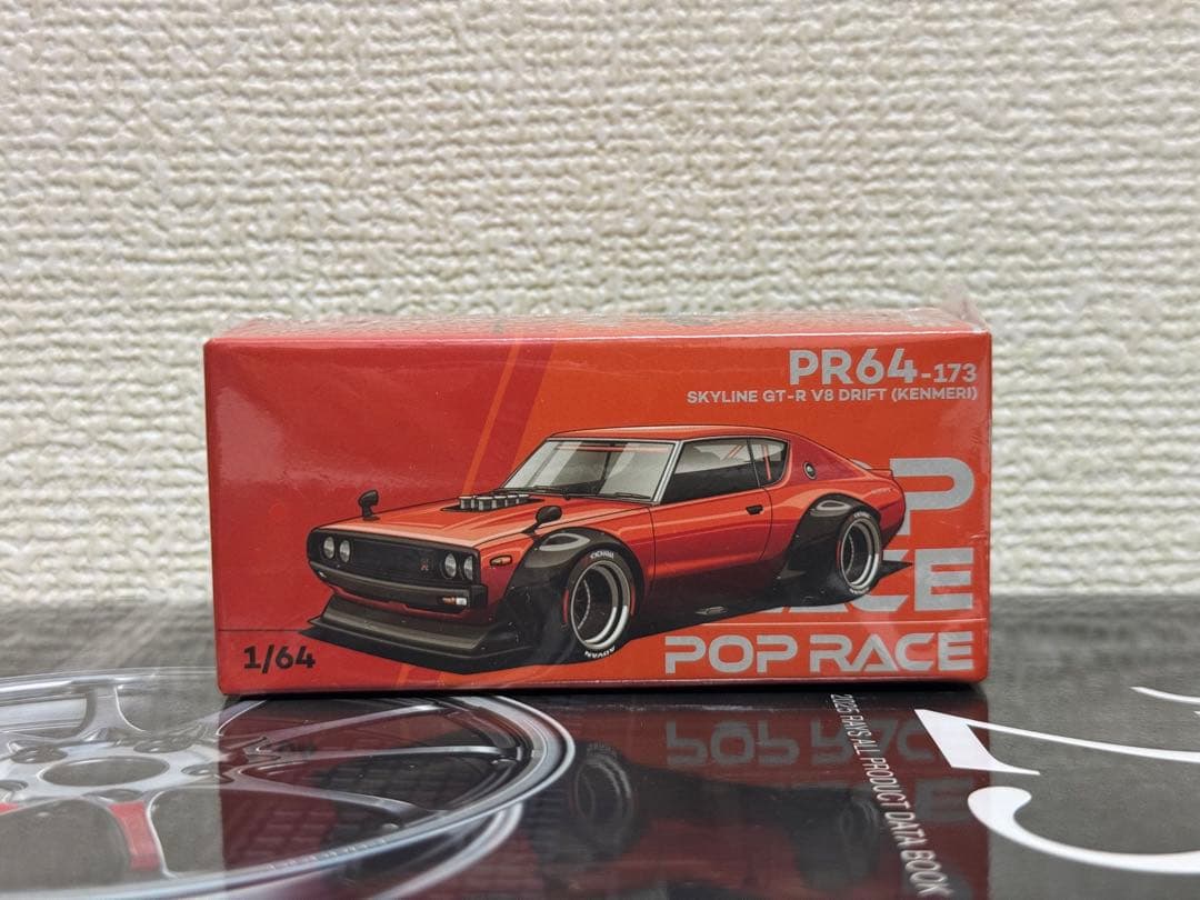 ミニカー POPRACE 1/64 SKYLINE GT-R V-S DRIFT 11_567f5e84-6b19-4523-9d77-