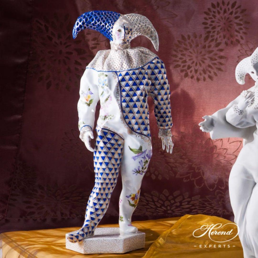 希少 ヘレンド マスターペイント サイン入り ファイン チャイナ カーニバルマン 希少 ヘレンド マスターペイント サイン入り ファイン チャイナ