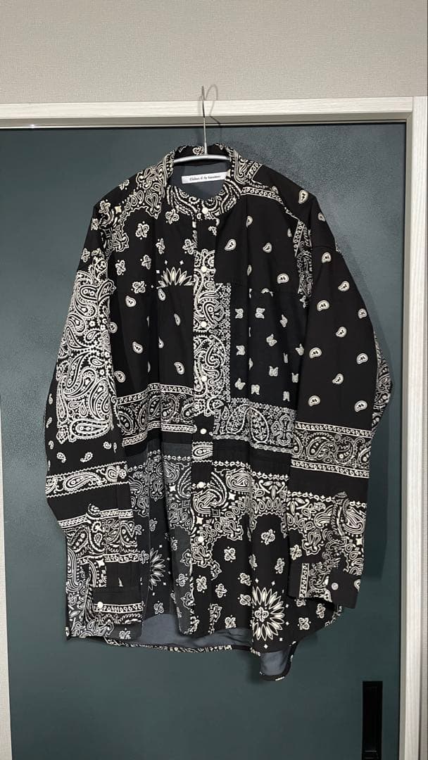 チルドレンオブザディスコーダンス　バンダナ柄長袖シャツ チルドレン・オブ・ザ・ディスコーダンス限定“ヴィンテージバンダナ