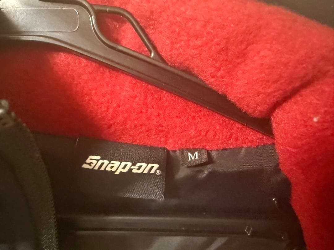 限定品 Snap-on ジップアップベスト スナップオン 黒/グレー Mサイズ