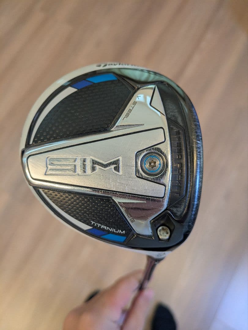 テーラーメイド SIM 3w 15° ツアーAD PT-5 中古】SIM フェアウェイウッド Tour AD IZ-5 15 S D(フェアウェイ