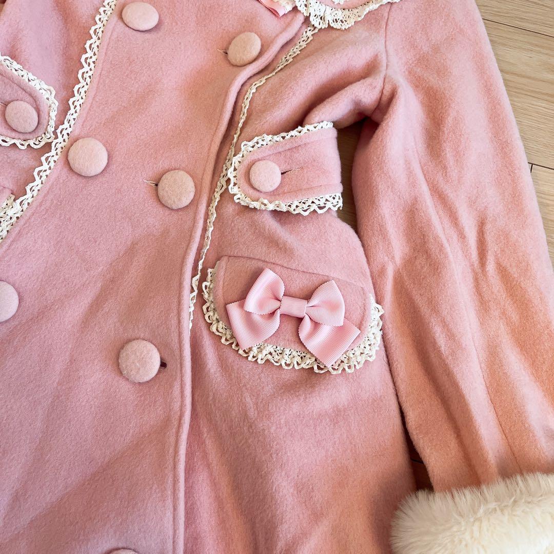 BABY, THE STARS SHINE BRIGHT コート ピンク 汚れ有 - メルカリ