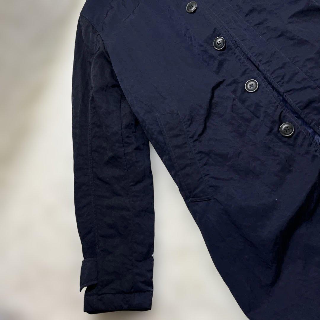 未使用　C.P.COMPANY NYLON ネイビー　ステンカラーコート 48