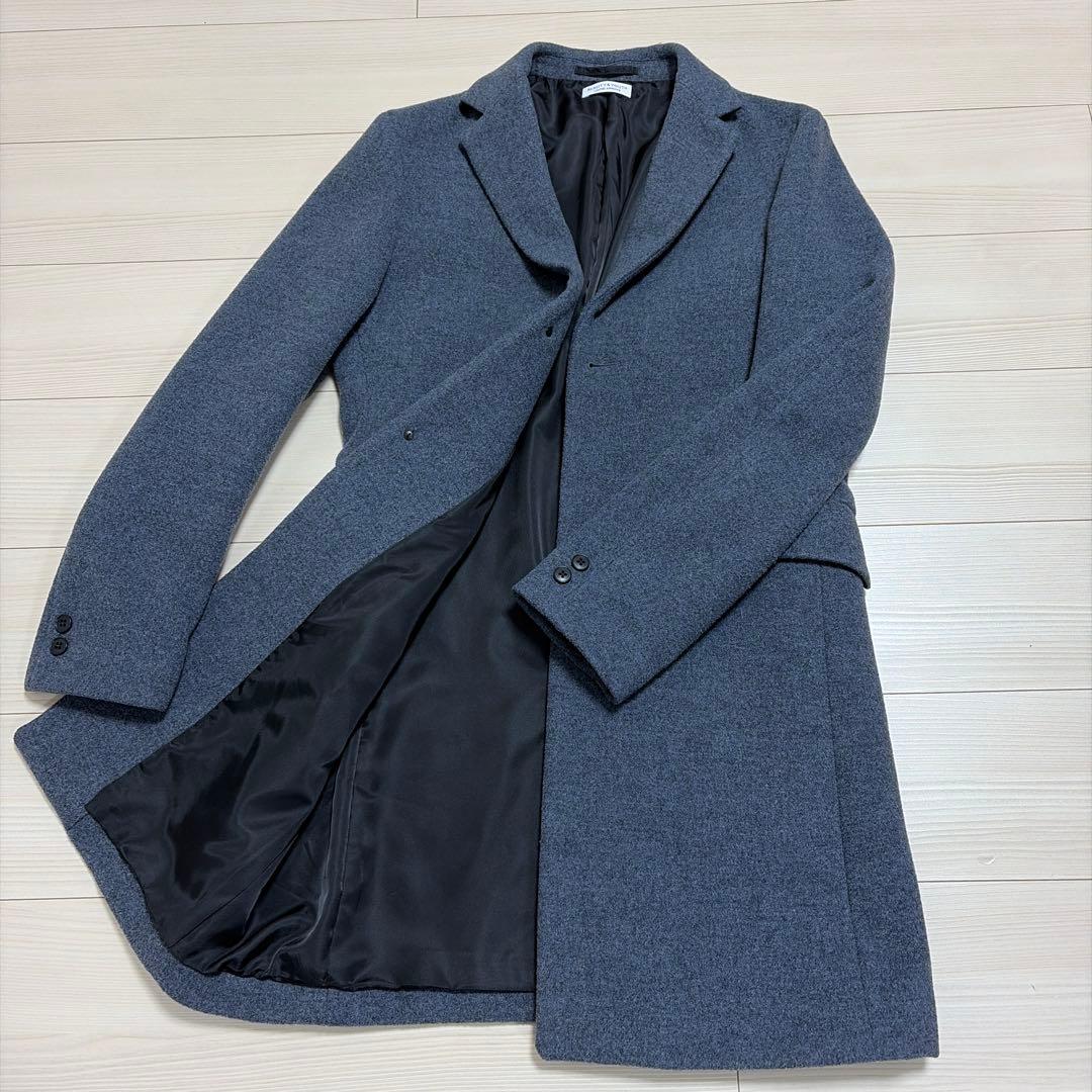 【未使用】BEAUTY&YOUTH UNITED ARROWS チェスターコート BEAUTY＆YOUTH UNITED ARROWS チェスターコート M グレー メンズ