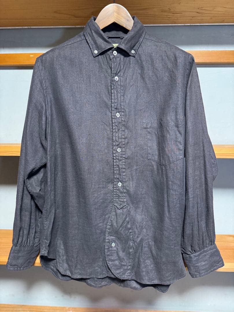 も*り様 ナイジェル・ケーボン　ブリティッシュオフィサーズシャツ - ヘンプホー ナイジェル・ケーボン】MAN / ブリティッシュオフィサーズシャツ