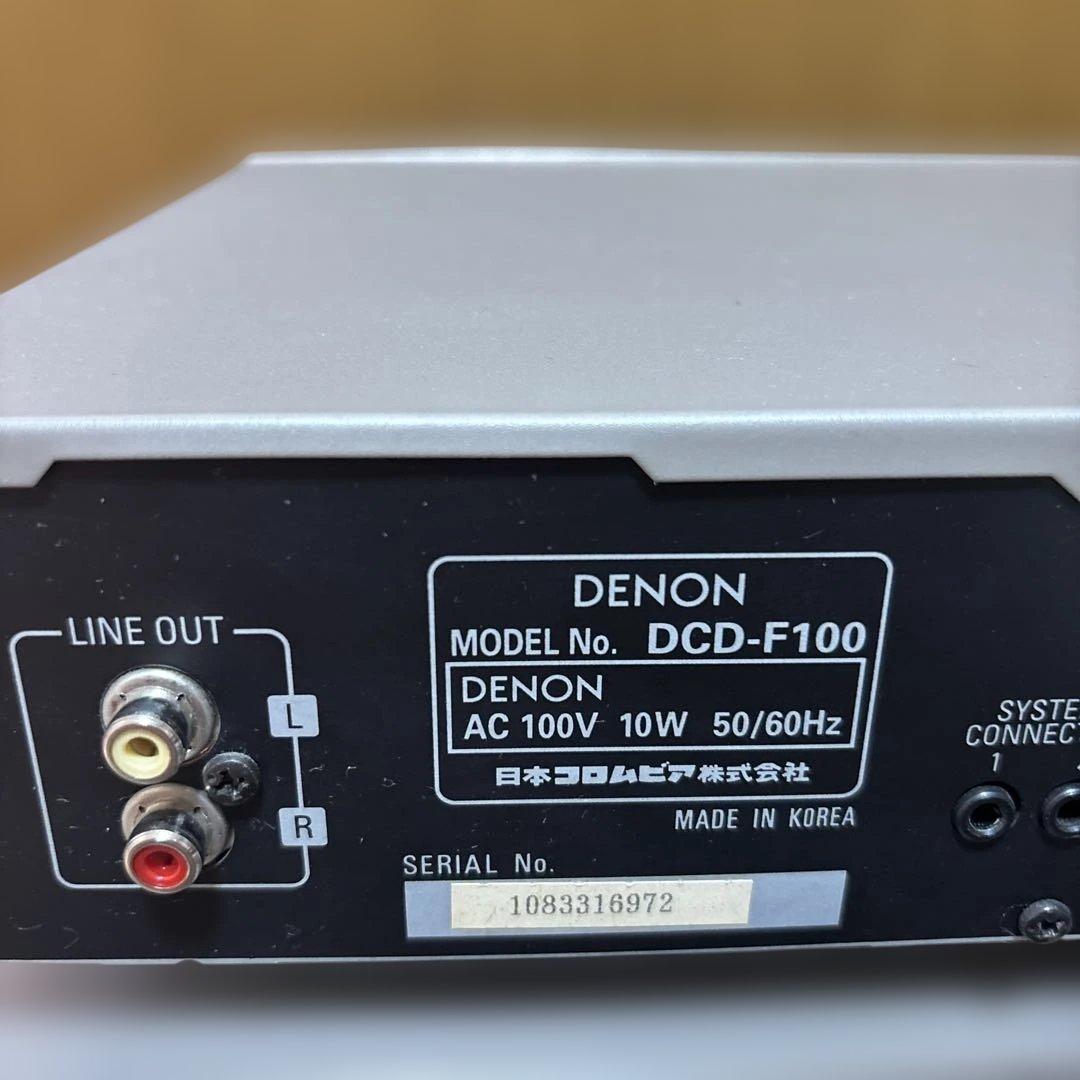 DENON DRA-F100、DCD-F100CD(ジャンク)セット - メルカリ