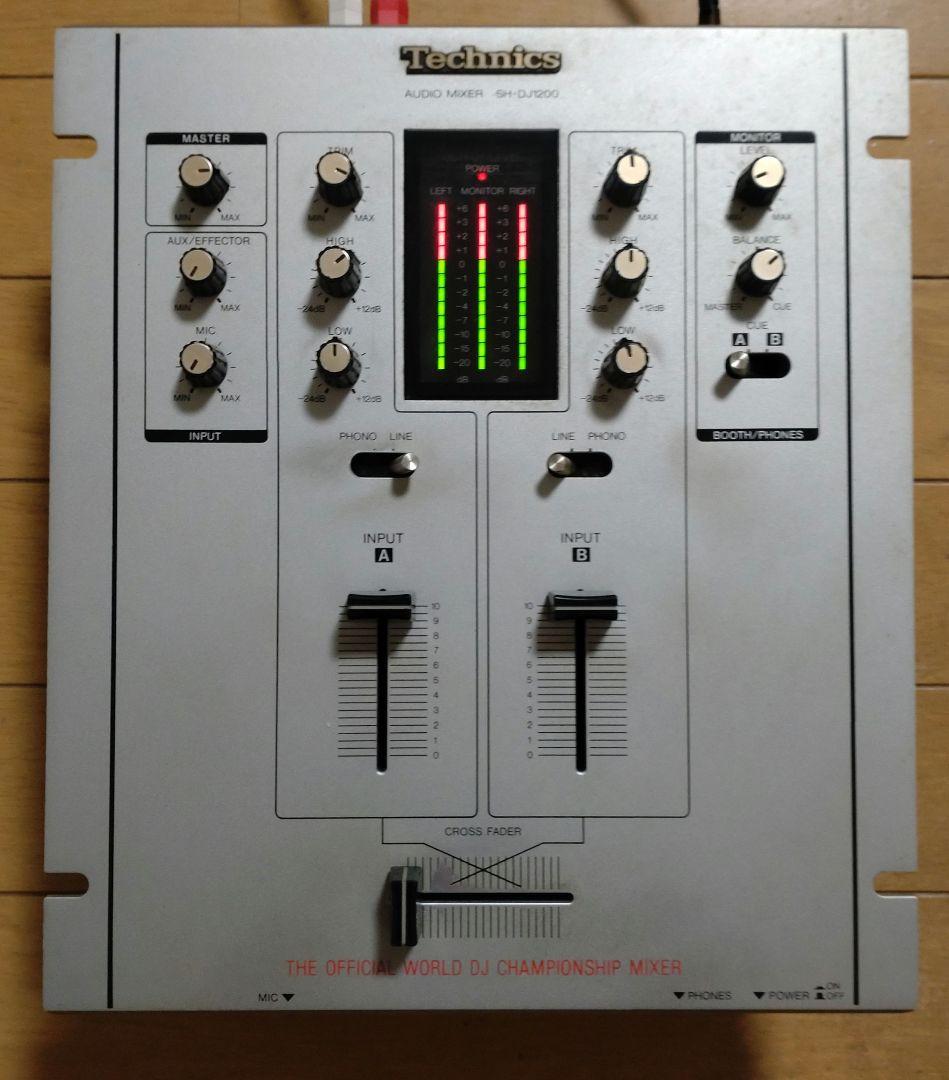 Technics SH-DJ1200 動作確認済み　クロスフェーダー未使用品交換 何が変わった！？クロスフェーダーの進化【Technics SH-DXからDJM-S7