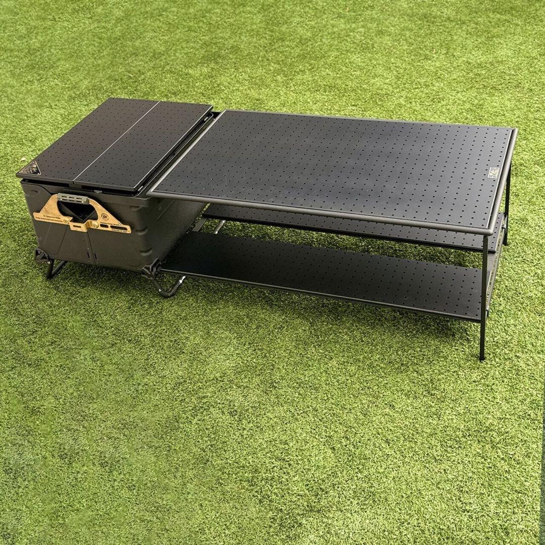 《新品未使用》H&O SC ブリッジテーブル 50 ブラック シェルコン