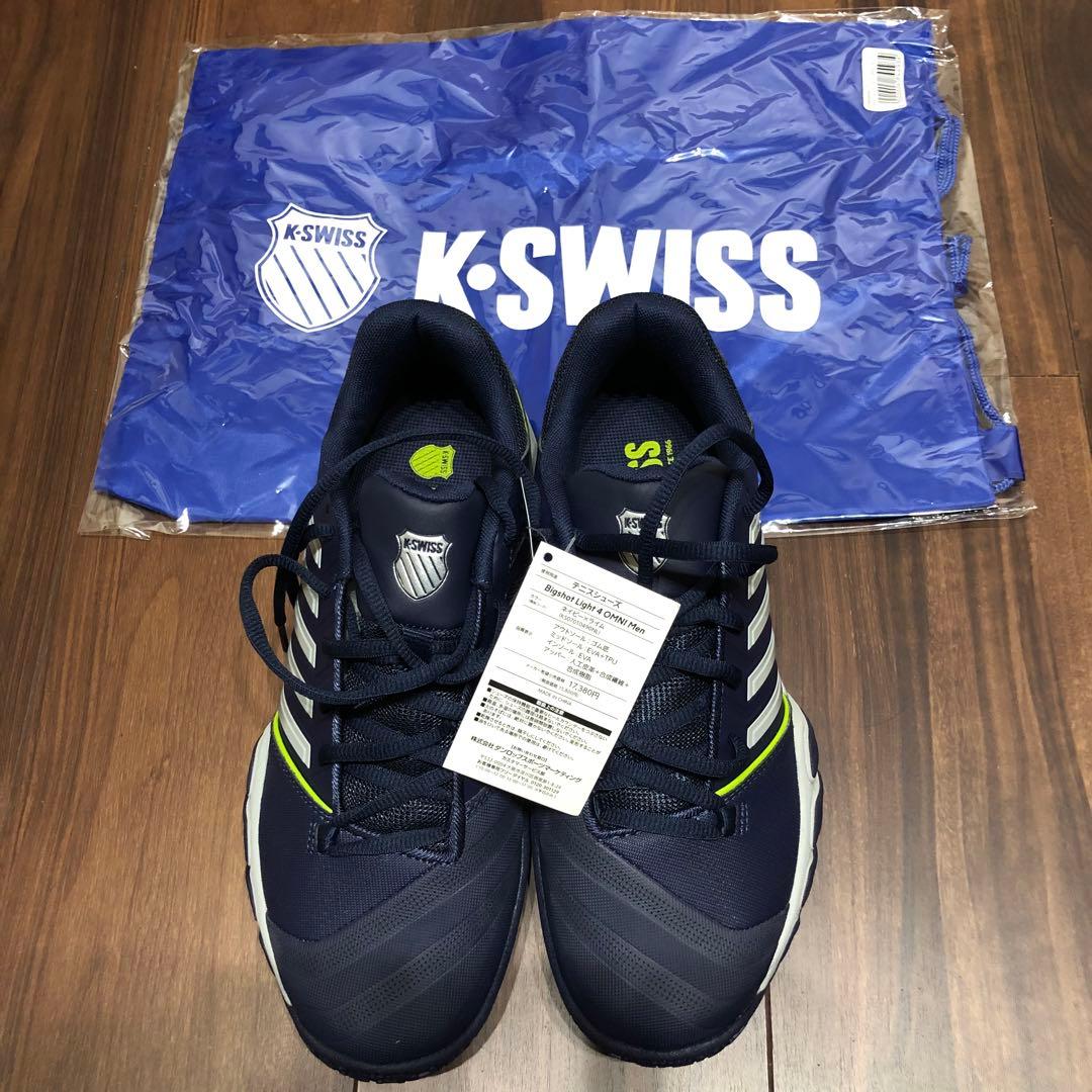 新品 K-Swiss Bigshot Light 4 Omni 26 cm K-SWISS シューズ ]ビッグショットライト4オムニ／BigShot Light 4