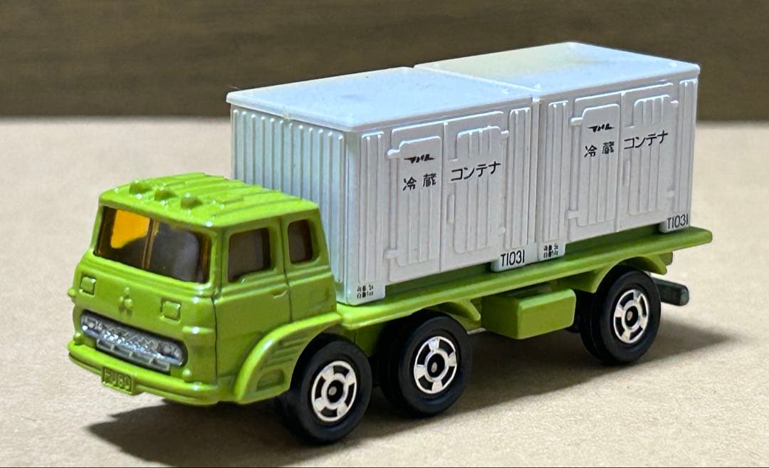 日本製 トミカ ふそう コンテナ運搬車 スーパーギフト ミニカーショップ ケンボックス トミカ 黒箱☆24-3-4☆三菱ふそう