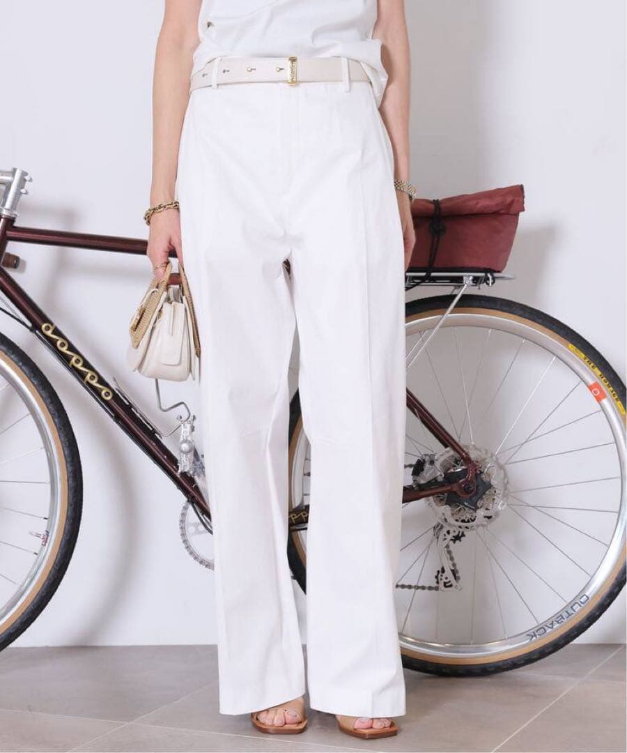 【新品】MUSE de Deuxieme Classeタック チノ ワイドパンツ Deuxieme Classe（ドゥーズィエムクラス）の「*TUCK CHINO ワイド