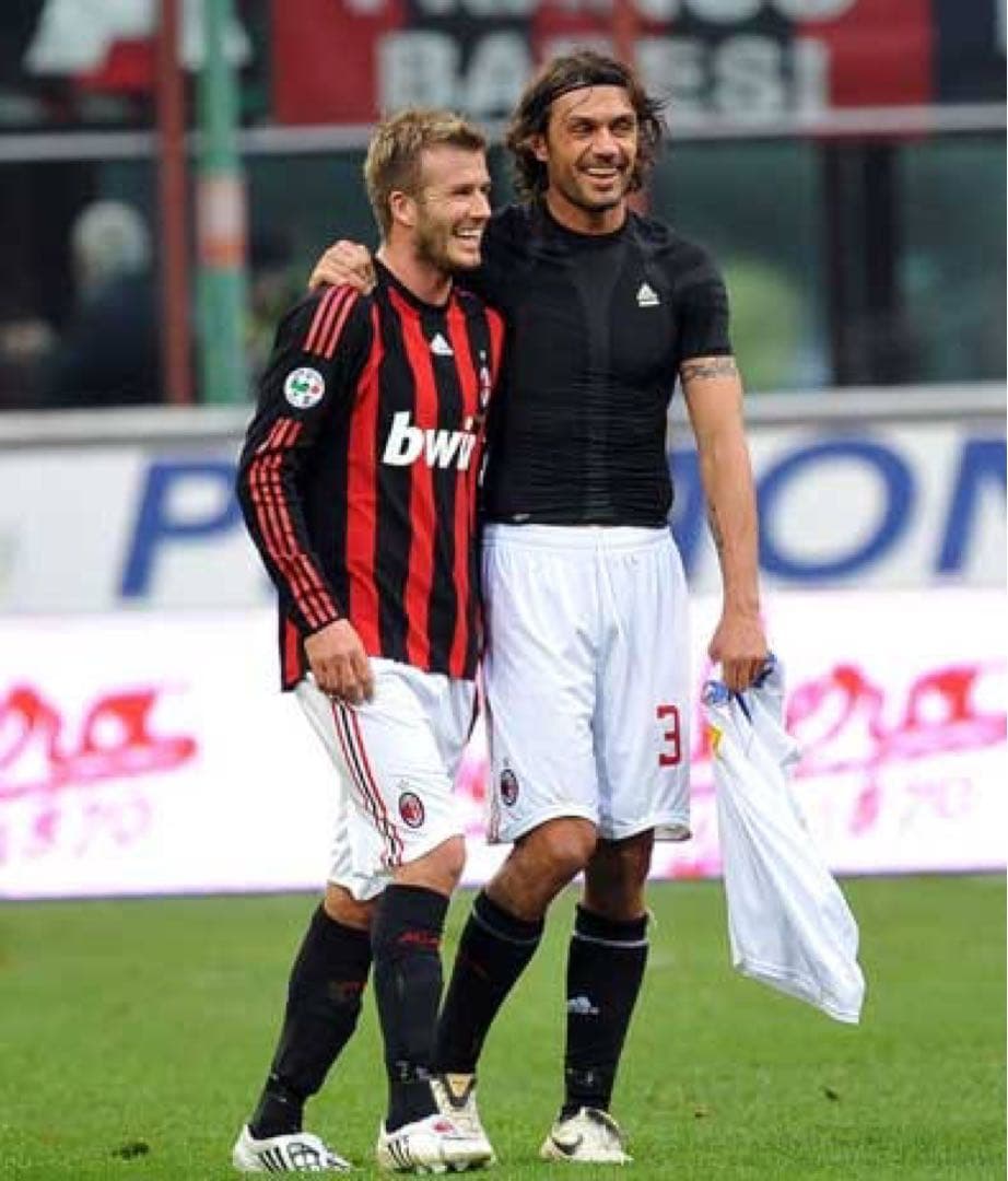 ベッカム ユニフォーム ミラン マルディーニ 引退試合 新品タグ付き