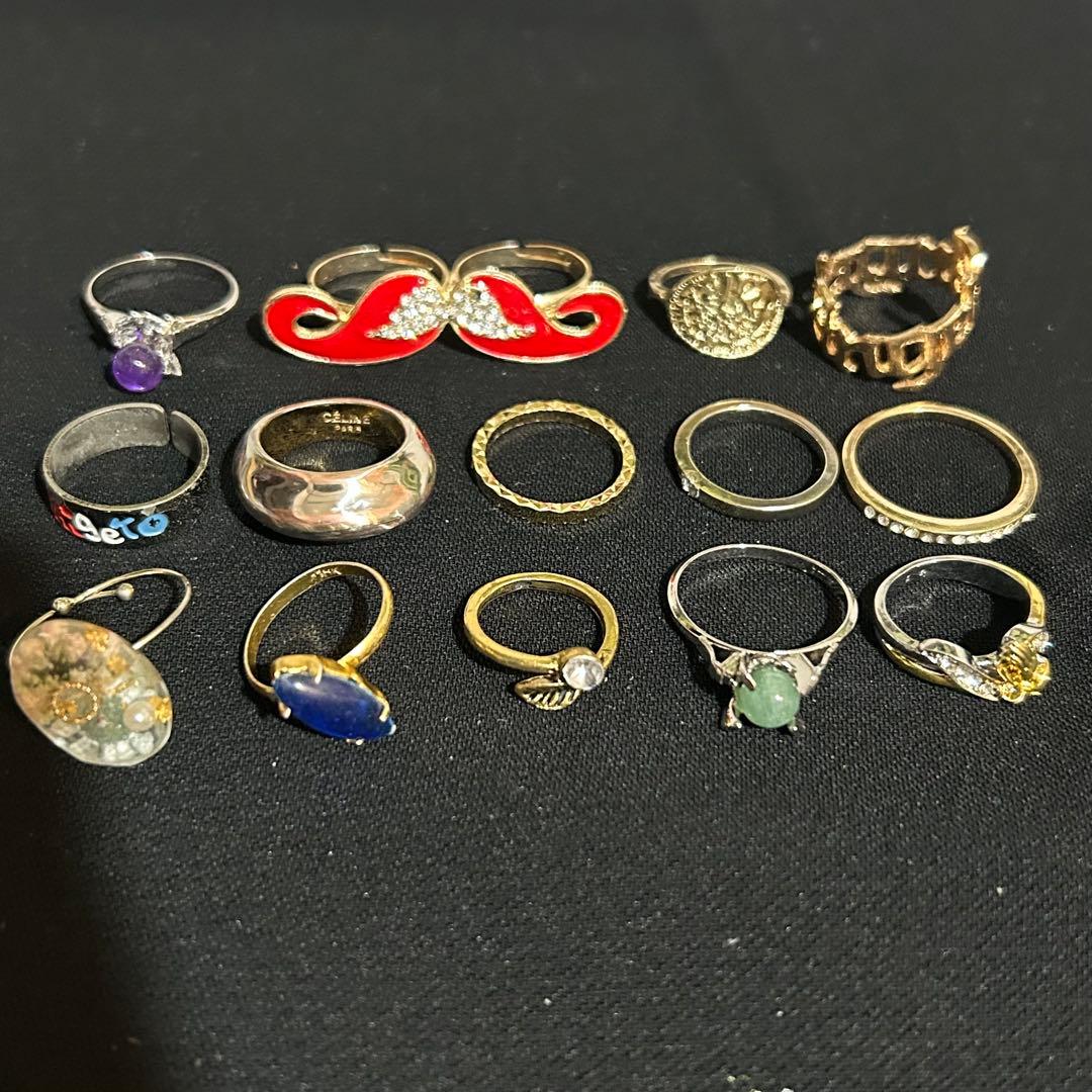 L*e様 遺品整理ヴィンテージリングセット 14個 多様なデザイン 遺品整理ヴィンテージリングセット 15点 多様なデザイン - メルカリ