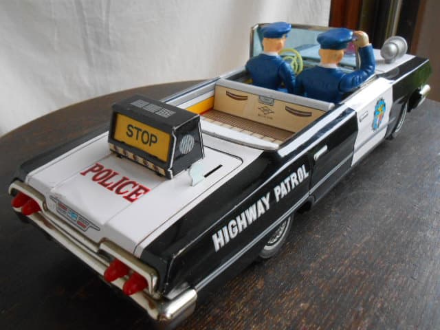 傑作!!☆超希少！寺井商店 ダイヤ DAIYA パトカー 2024 大型 ブリキ 玩具