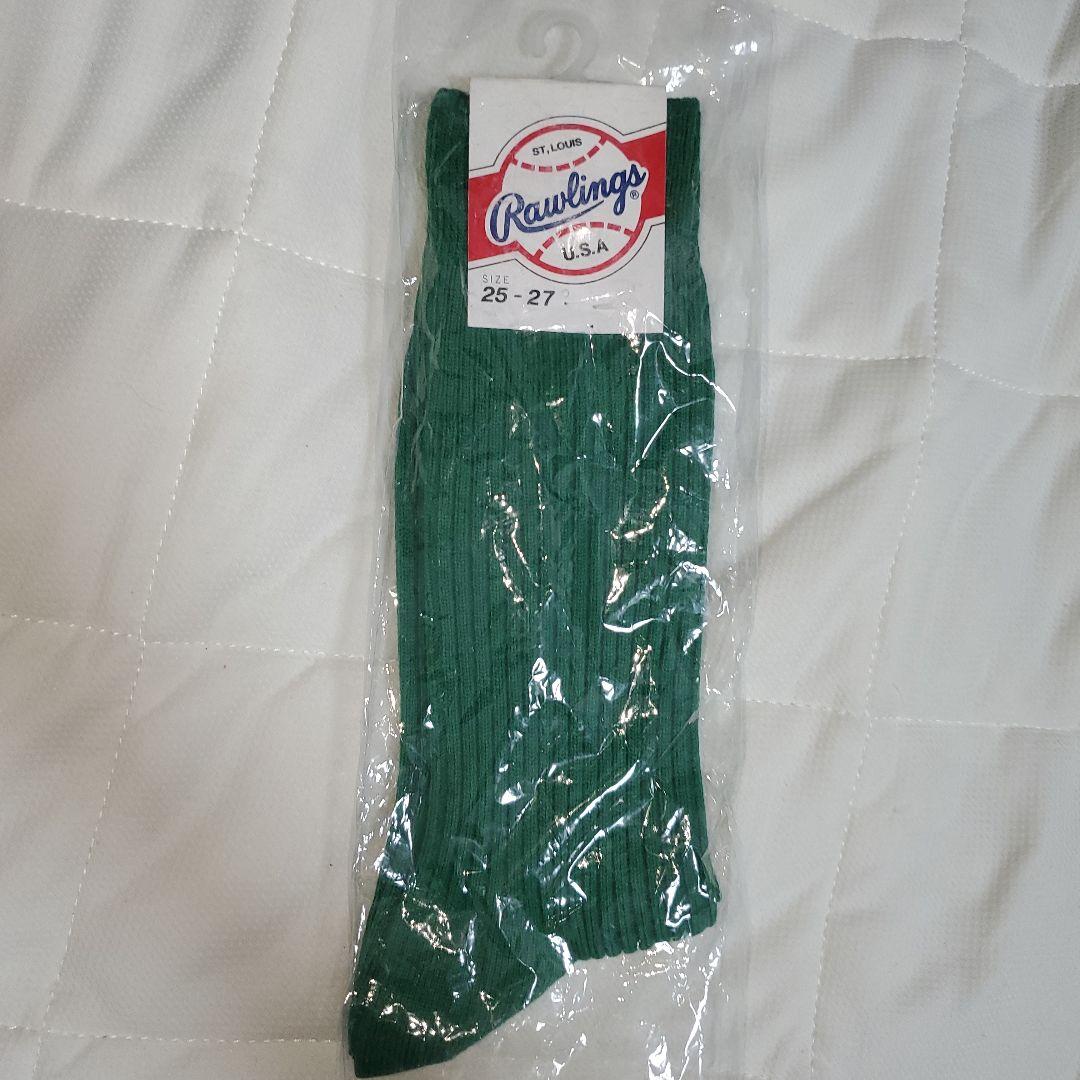 超希少 ヴィンテージ タグ付き未使用 Rawlings野球ソックス 超希少