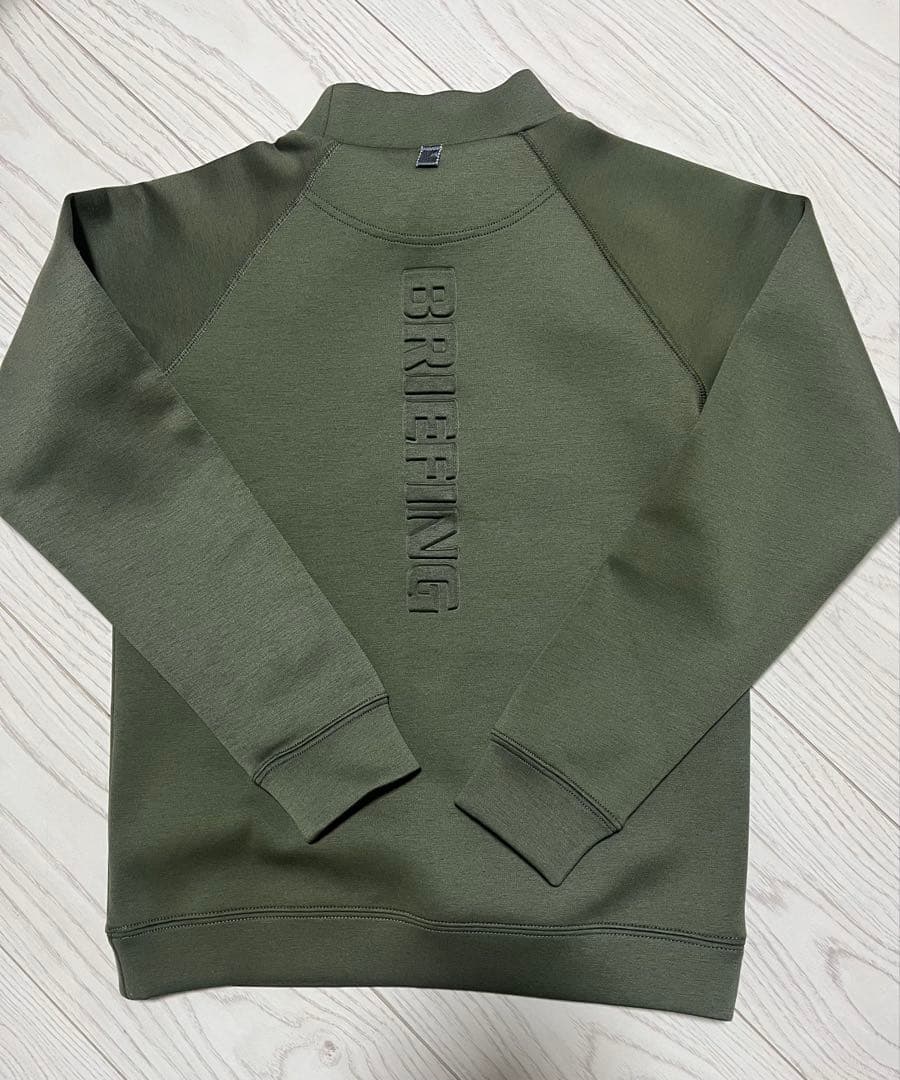 新品BRIEFING オリーブ トレーナー 楽天市場】ブリーフィング BRIEFING ストレッチ ミニ 3D ロゴ クルー